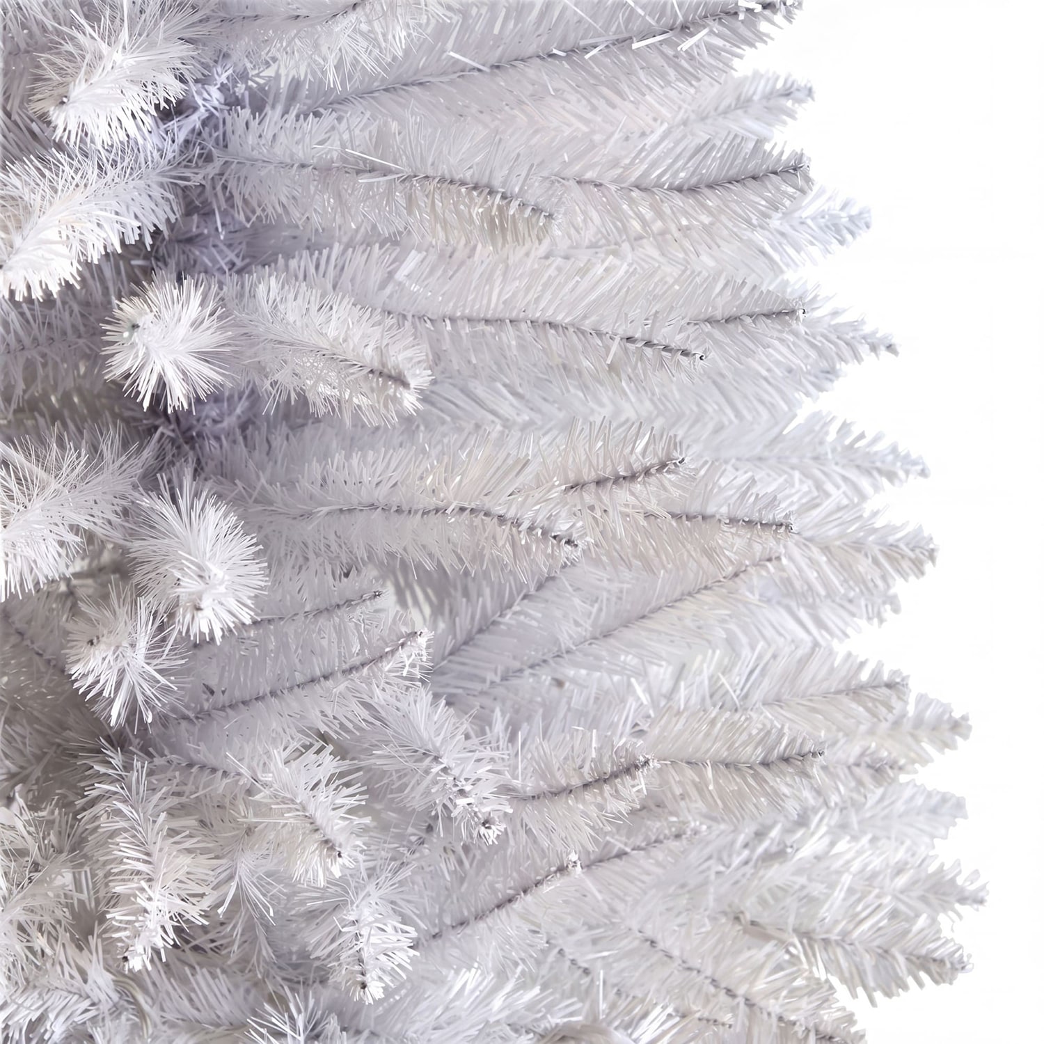 Nearly Natural 3ft Slim White 3 Foot Pine Christmas Tree