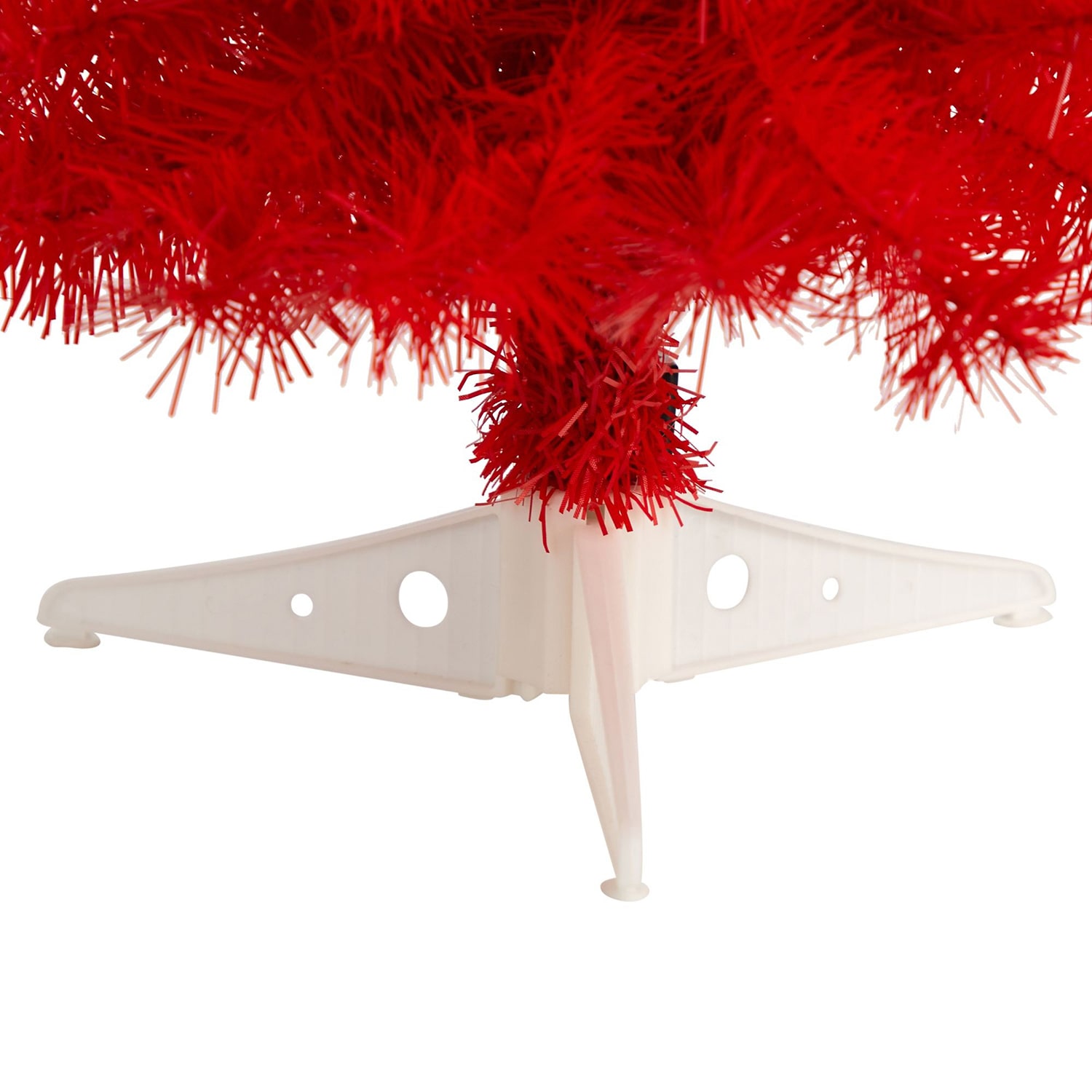 Nearly Natural Red Tree 2 Foot Pine Christmas Tree
