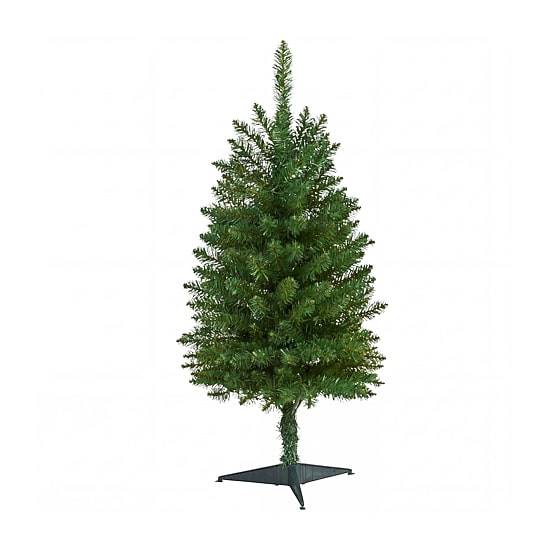 Nearly Natural 3ft Slim Mountain Pine 3 Foot Pine Christmas Tree