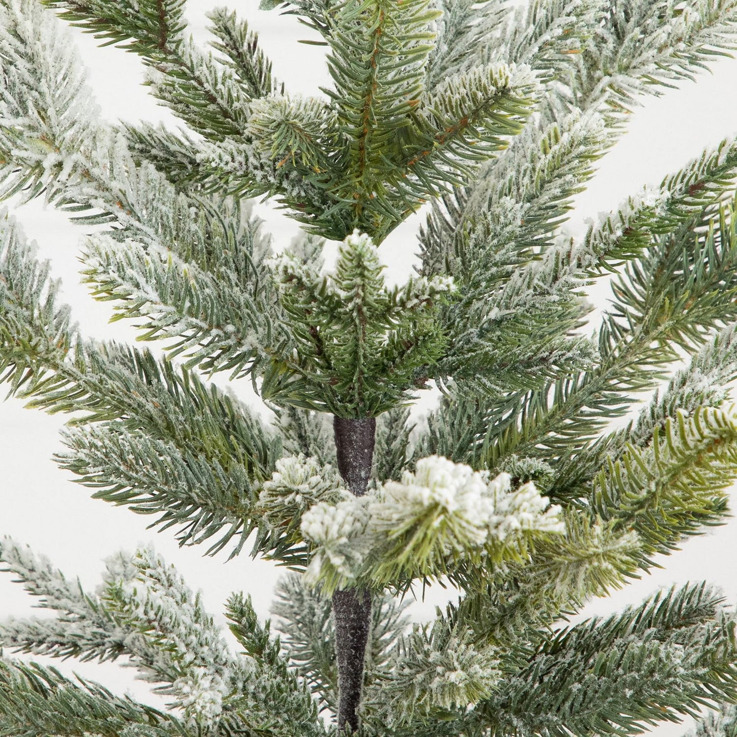 Nearly Natural 26" Flocked Fir 2 1/2 Foot Fir Christmas Tree