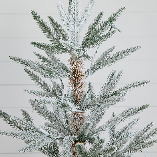 Nearly Natural 5ft Woodland Fir 5 Foot Pre-Lit Fir Christmas Tree