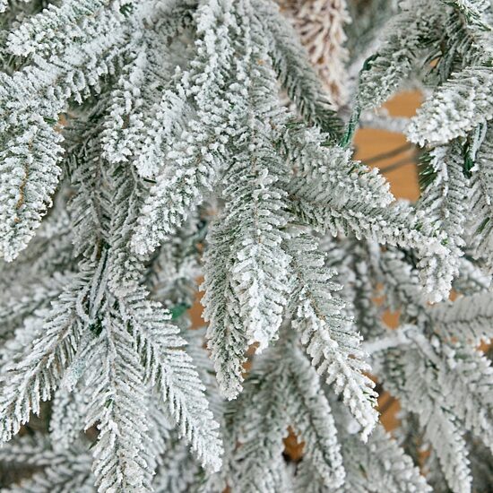 Nearly Natural 5ft Woodland Fir 5 Foot Pre-Lit Fir Christmas Tree
