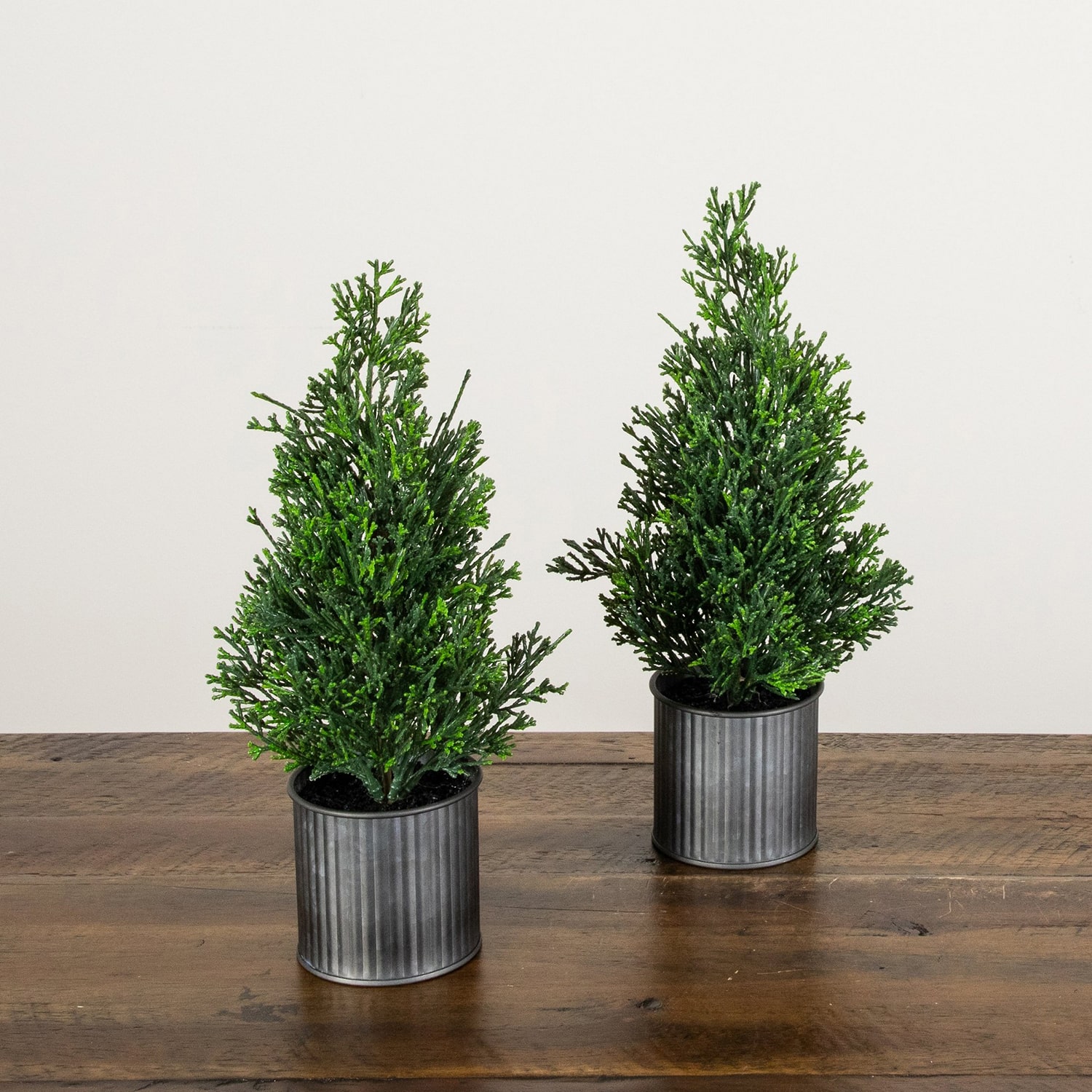 Nearly Natural 12" Mini Cedar Pine 1 Foot Cedar Christmas Tree