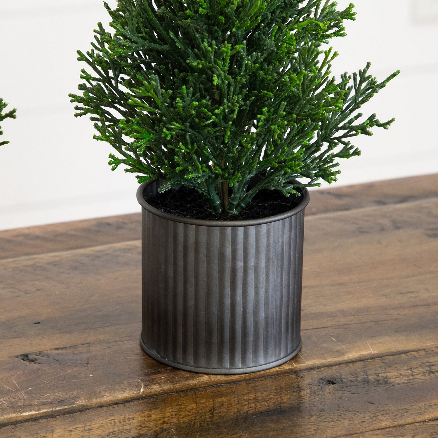 Nearly Natural 12" Mini Cedar Pine 1 Foot Cedar Christmas Tree