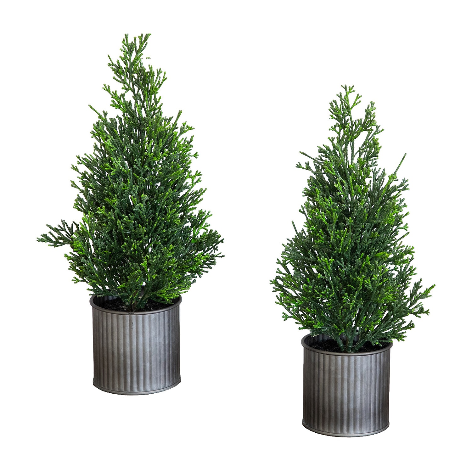 Nearly Natural 12" Mini Cedar Pine 1 Foot Cedar Christmas Tree