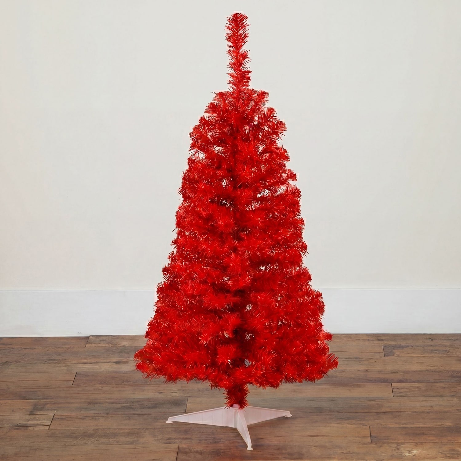 Nearly Natural 3ft Red Pine 3 Foot Pine Christmas Tree