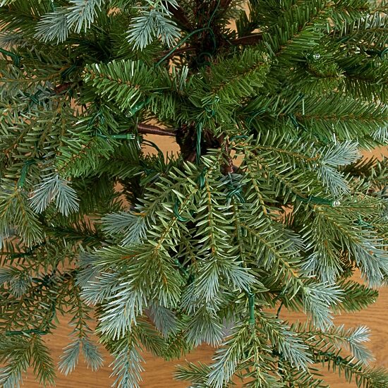 Nearly Natural 4 Foot Pre-Lit Pine Christmas Tree