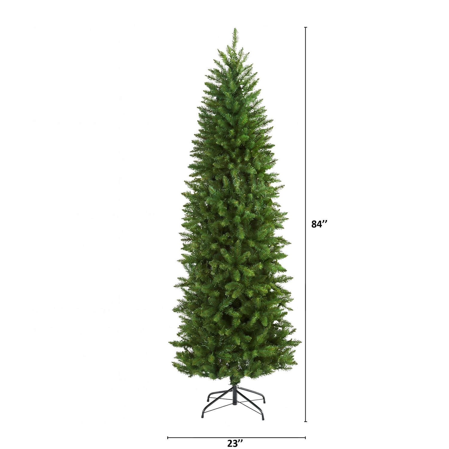 Nearly Natural 7ft Slim Green Mountain Pine 7 Foot Pine Christmas Tree