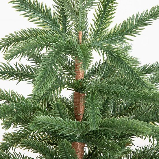Nearly Natural 18" Pine 1 1/2 Feet Pre-Lit Pine Christmas Tree