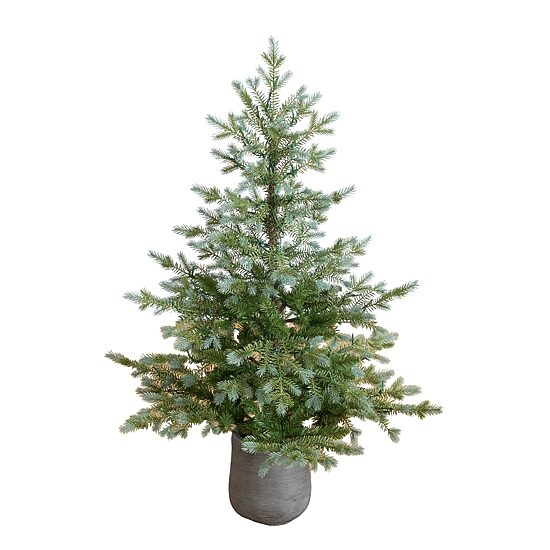 Nearly Natural 4 Foot Pre-Lit Pine Christmas Tree