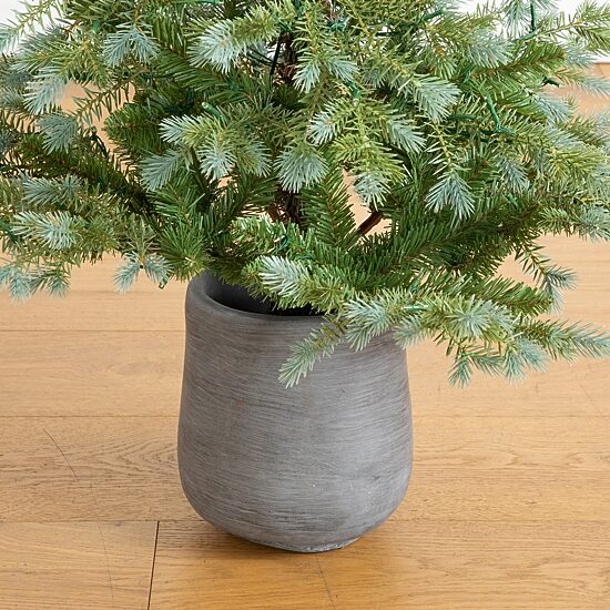 Nearly Natural 4 Foot Pre-Lit Pine Christmas Tree