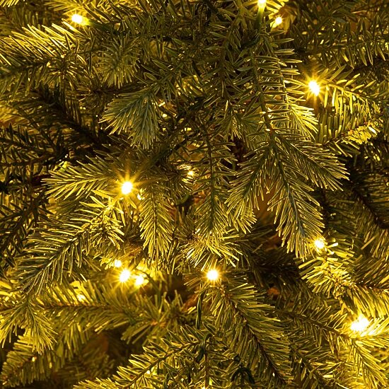 Nearly Natural 4 Foot Pre-Lit Pine Christmas Tree