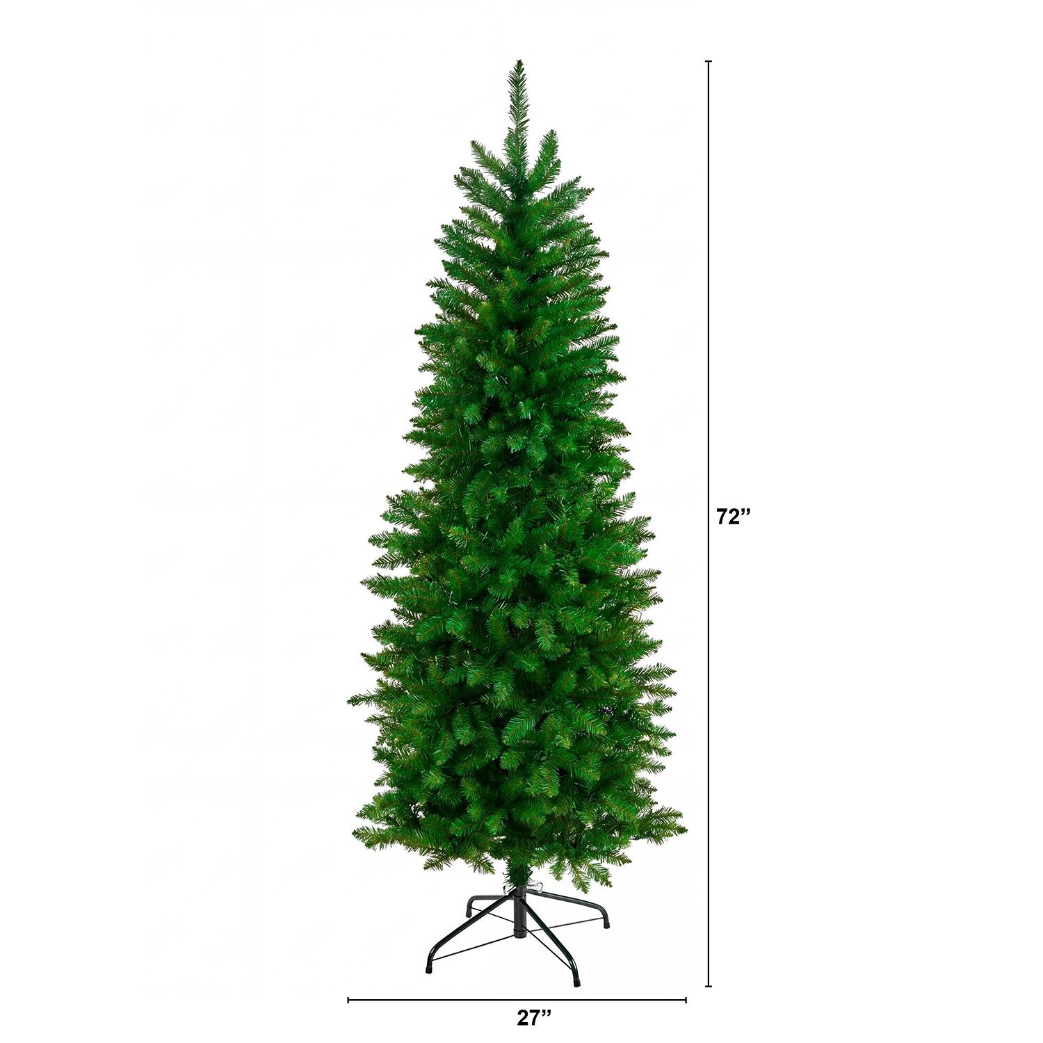 Nearly Natural 6ft Slim Green Mountain Pine 6 Foot Pine Christmas Tree