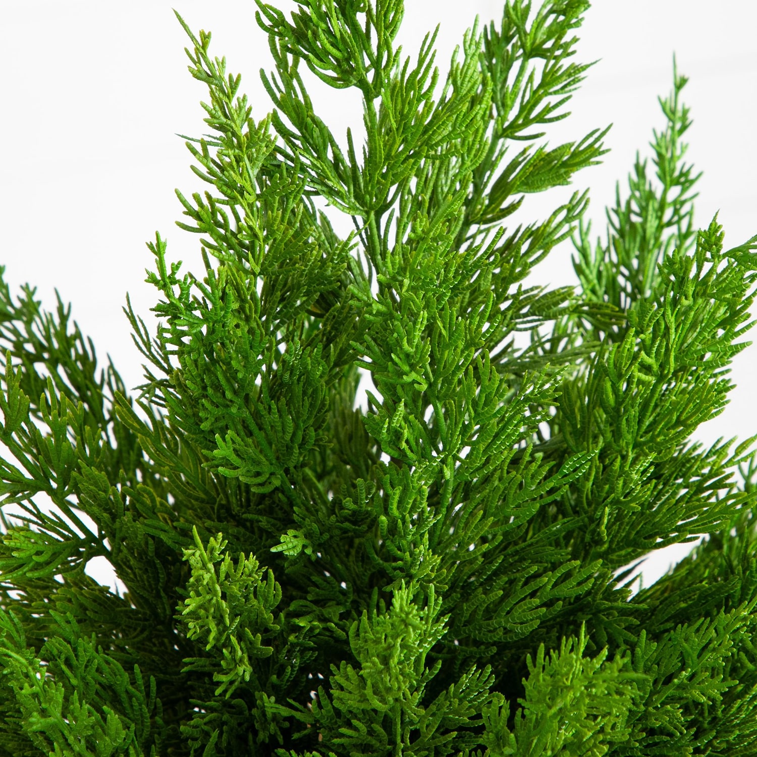 Nearly Natural 18" Real Touch Winter Cypress 1 1/2 Feet Christmas Tree
