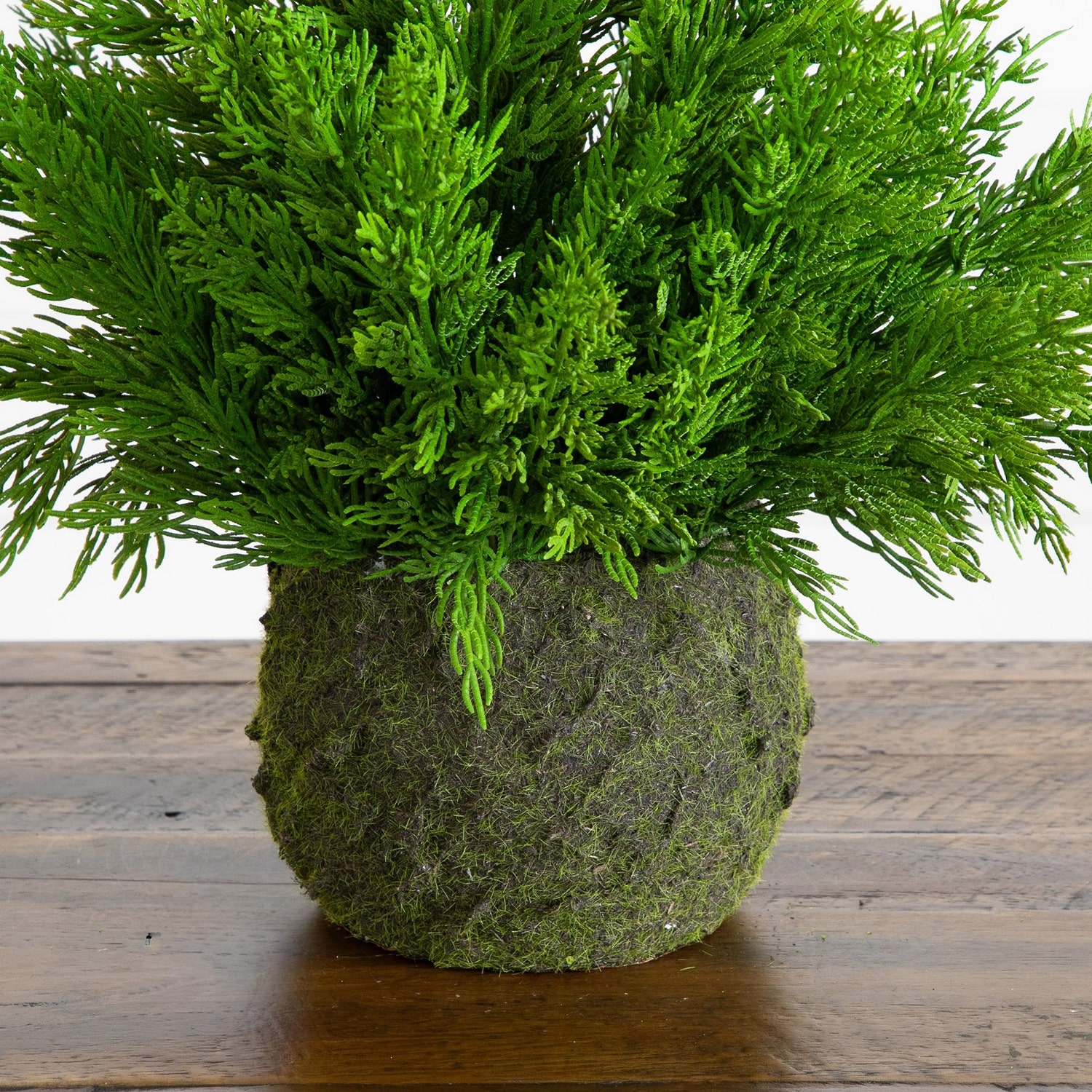 Nearly Natural 18" Real Touch Winter Cypress 1 1/2 Feet Christmas Tree