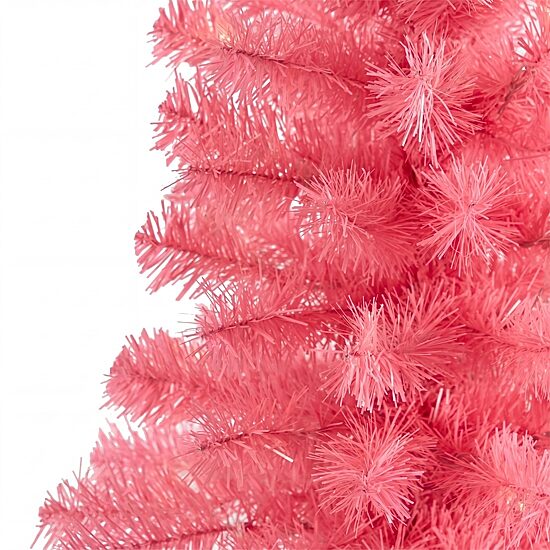 Nearly Natural Pink 2 Foot Pine Christmas Tree