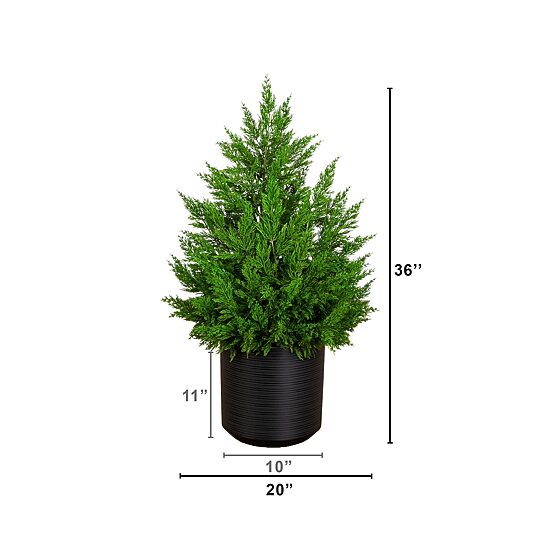 Nearly Natural Winter Cypress 3 Foot Christmas Tree
