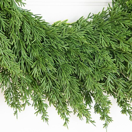 Nearly Natural 18" Real Touch Cedar Wreath