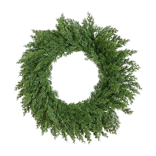 Nearly Natural 18" Real Touch Cedar Wreath
