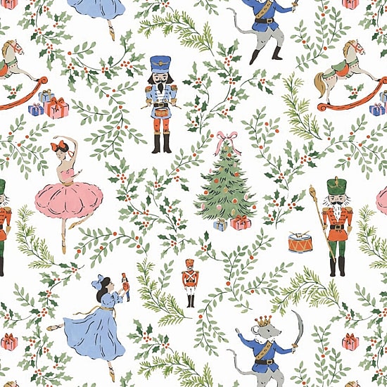 Linery Nutcracker Christmas Reversible Quilt Set