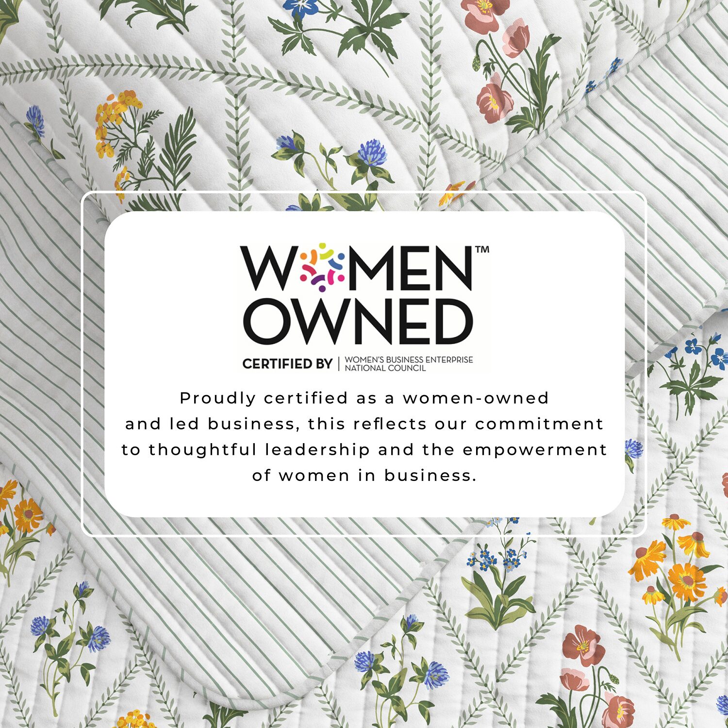Linery Floral Lattice Reversible Quilt Set