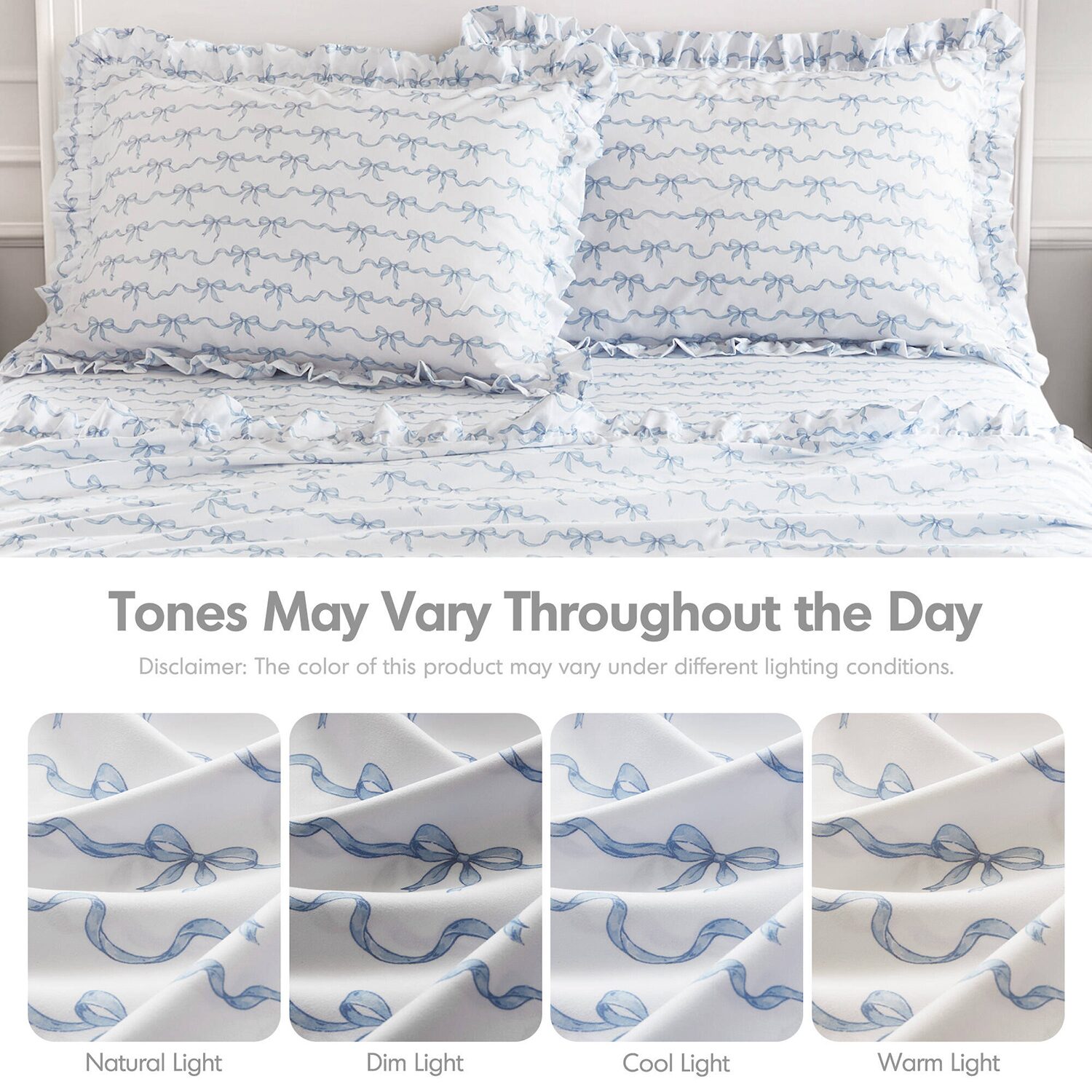Intelligent Design Microfiber Ruffle Sheet Set