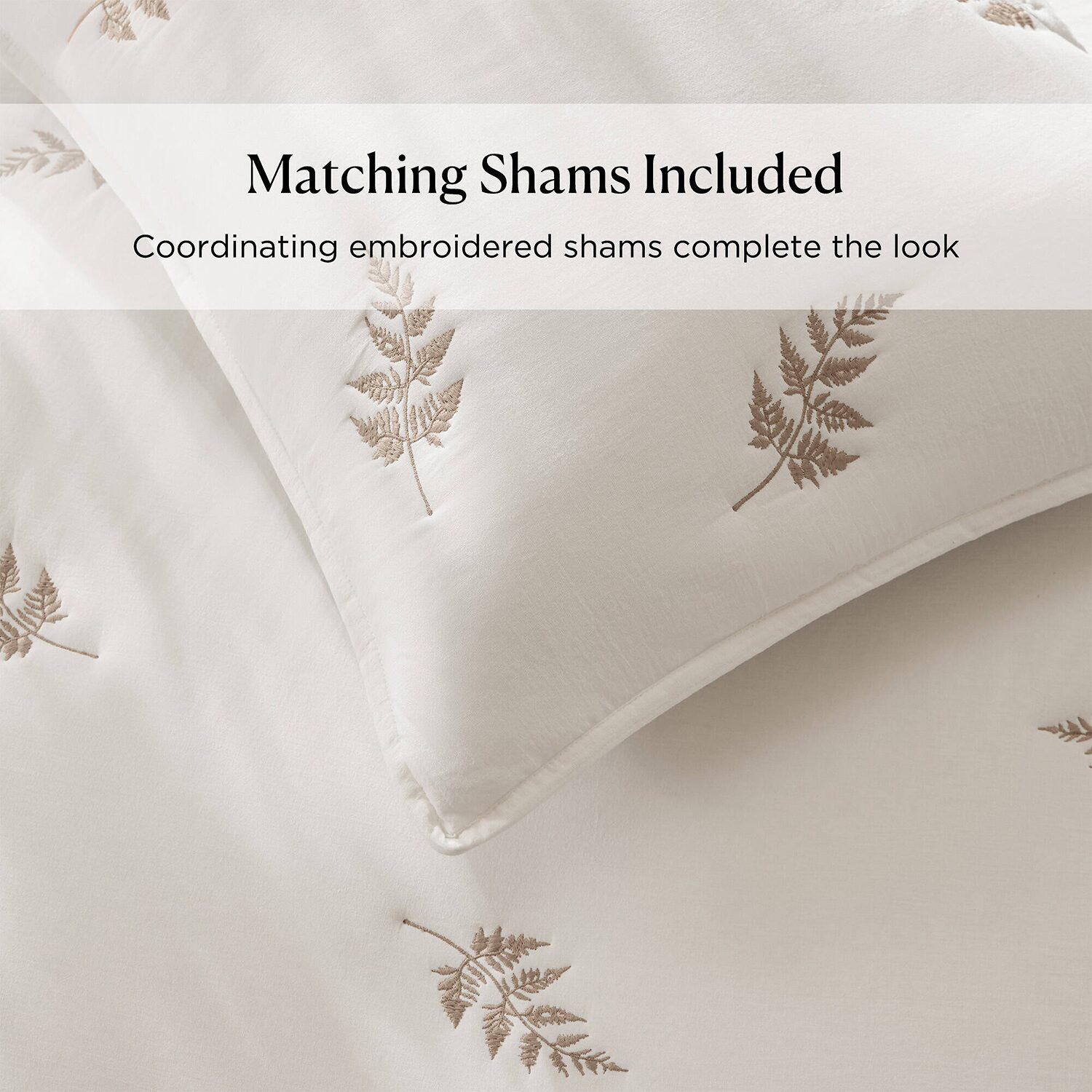 Harbor House Willow Botanical Cotton Lightweight 3-pc. Embroidered Quilt Set