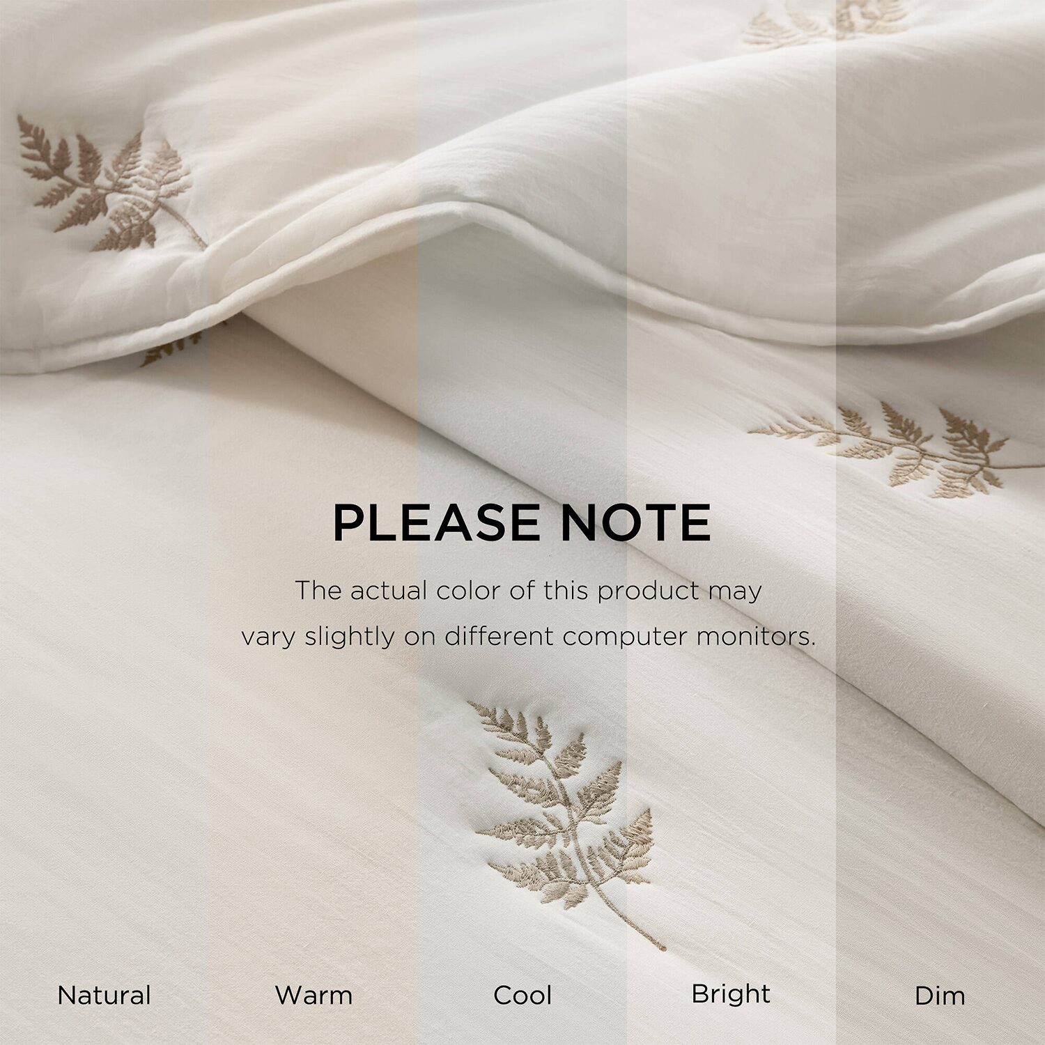 Harbor House Willow Botanical Cotton Lightweight 3-pc. Embroidered Quilt Set