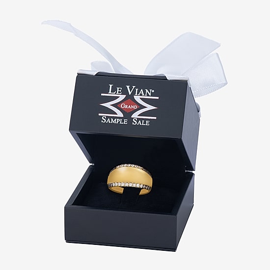 Levian Corp Le Vian Womens 1/2 CT. T.W. Natural Champagne Diamond 14K Gold Cocktail Ring