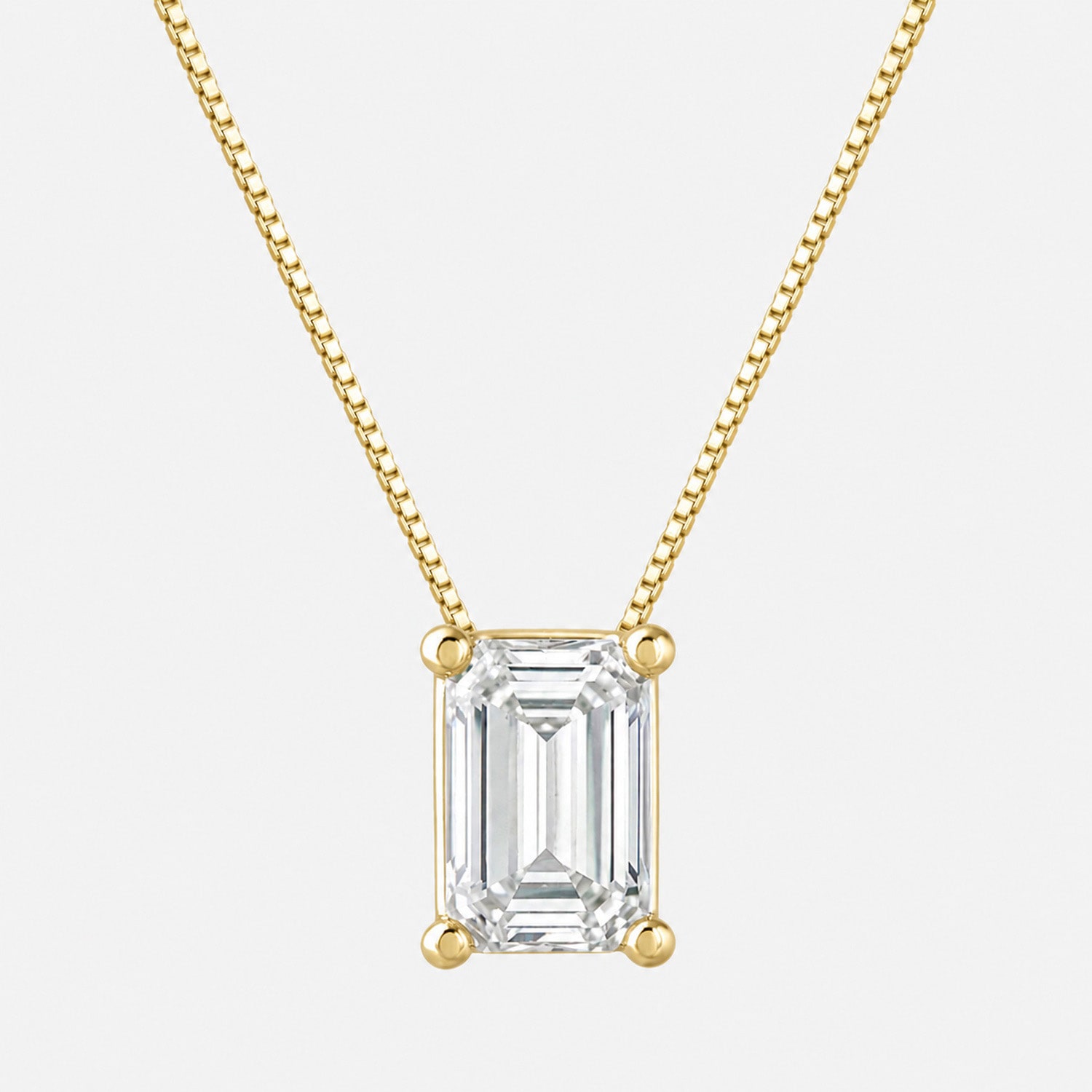 (G / Si1-Si2) Womens 1/2 CT. Lab Grown White Diamond Sterling Silver 18 Inch Pendant Necklace
