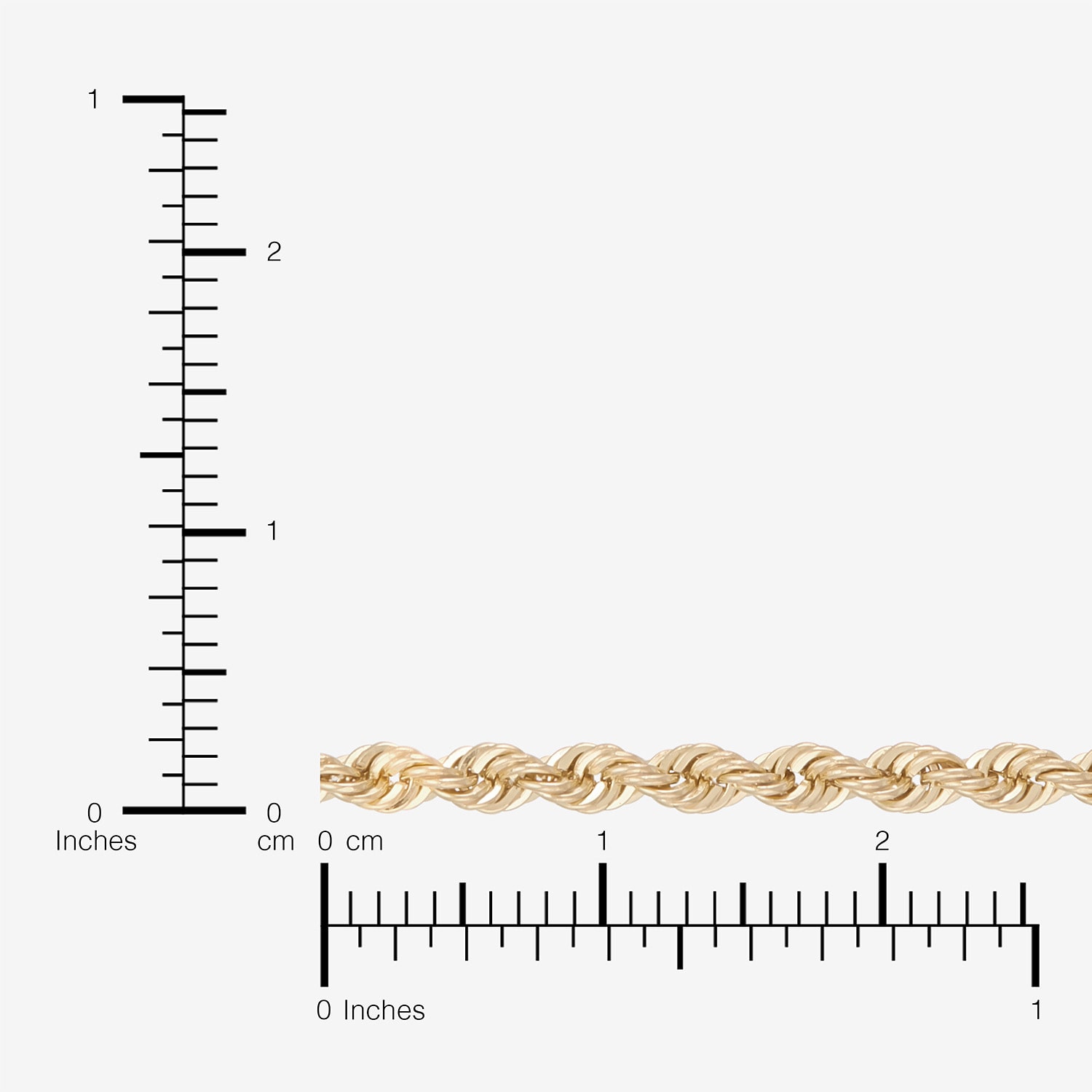 Bonded Brilliance Unisex Adult 14K Gold Bonded With Sterling Silver 18 Inch Rope Chain Necklace