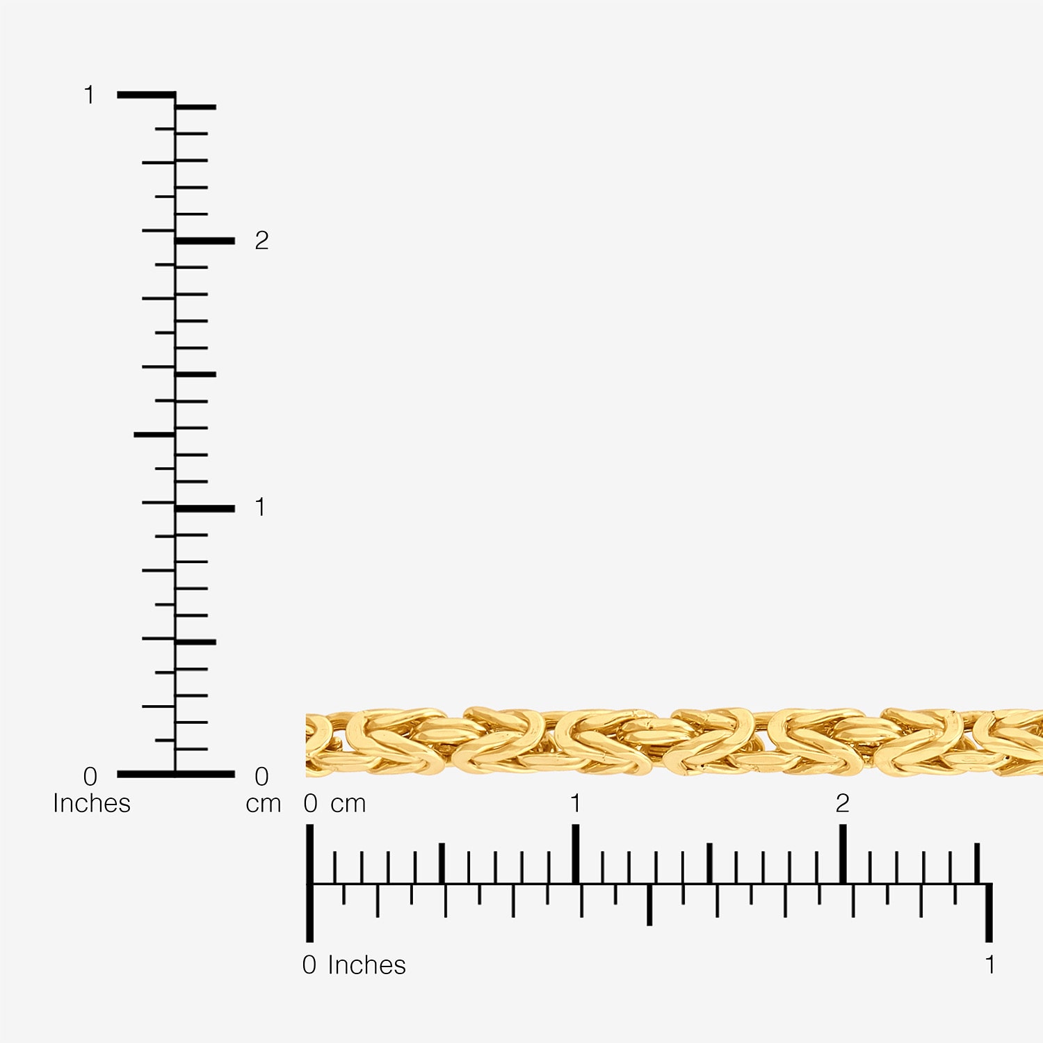 Bonded Brilliance Unisex Adult 14K Gold Bonded With Sterling Silver 22 Inch Byzantine Chain Necklace