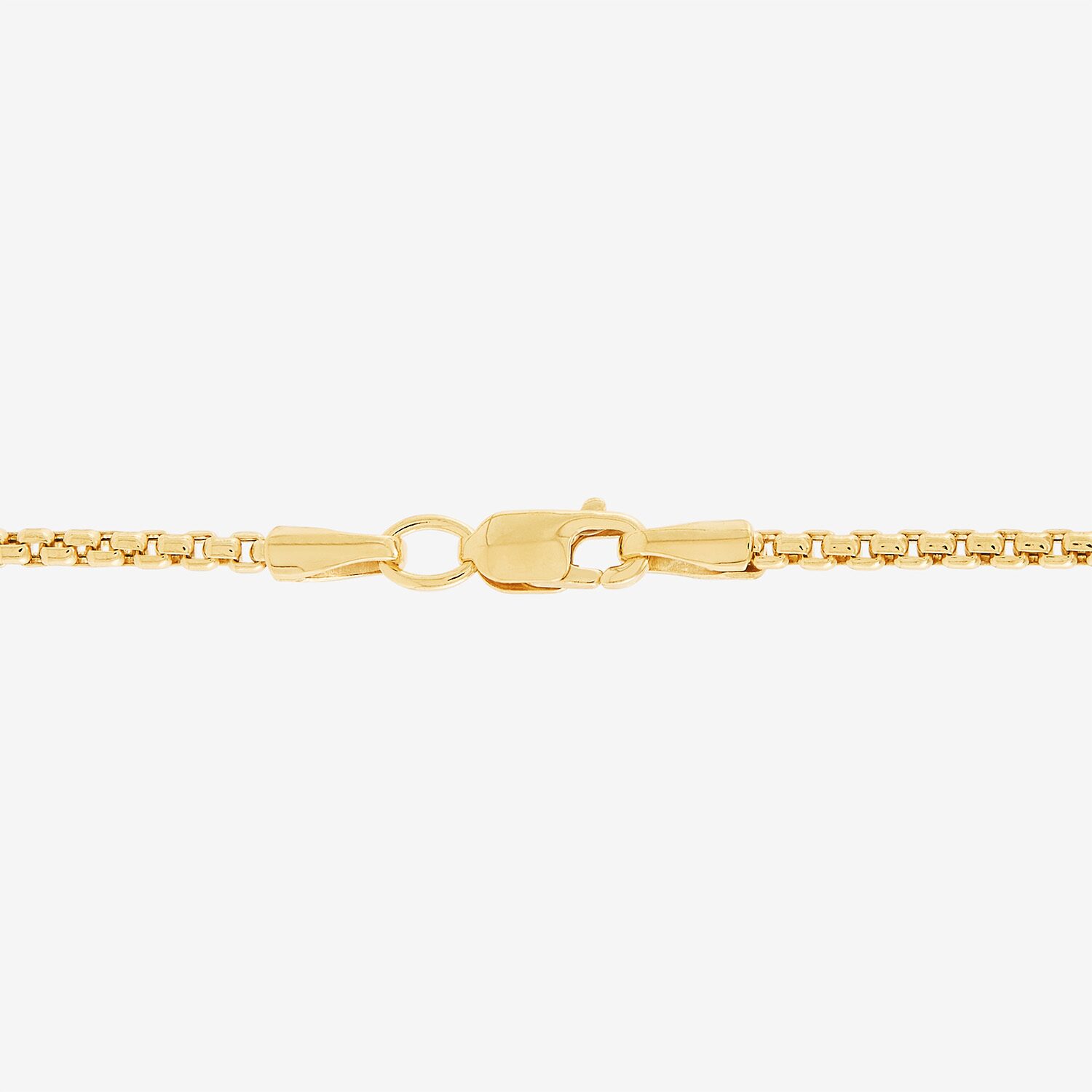 Bonded Brilliance Womens 14K Gold Bonded With Sterling Silver 18 Inch Box Chain Necklace