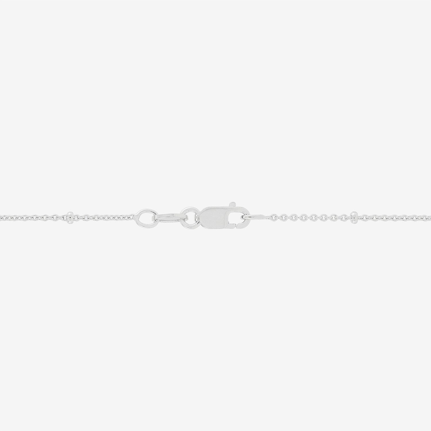 Made in Italy Womens Sterling Silver 22 Inch Rolo Chain Necklace