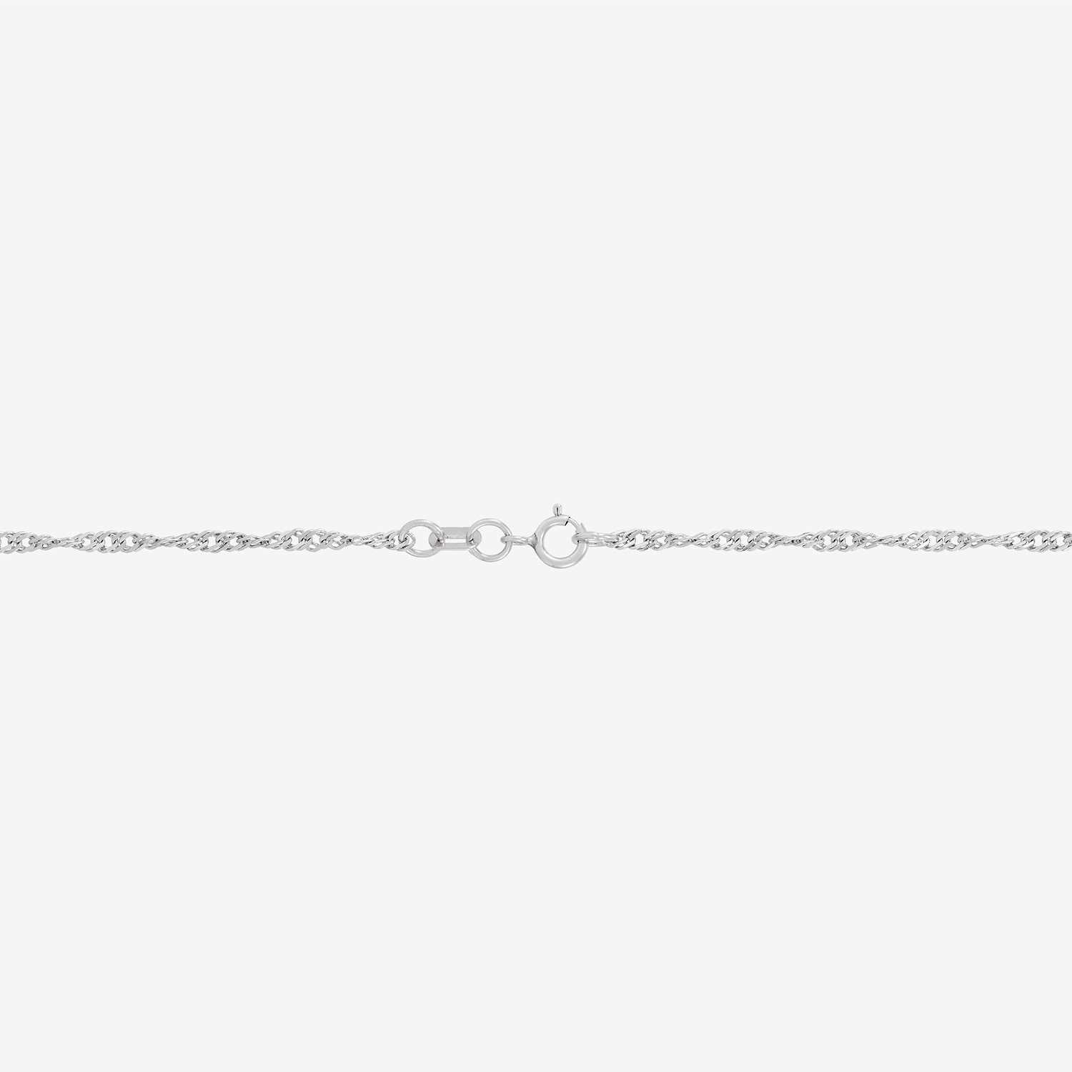 Limited Quantities! Womens 14K Gold Inch Singapore Chain Necklace