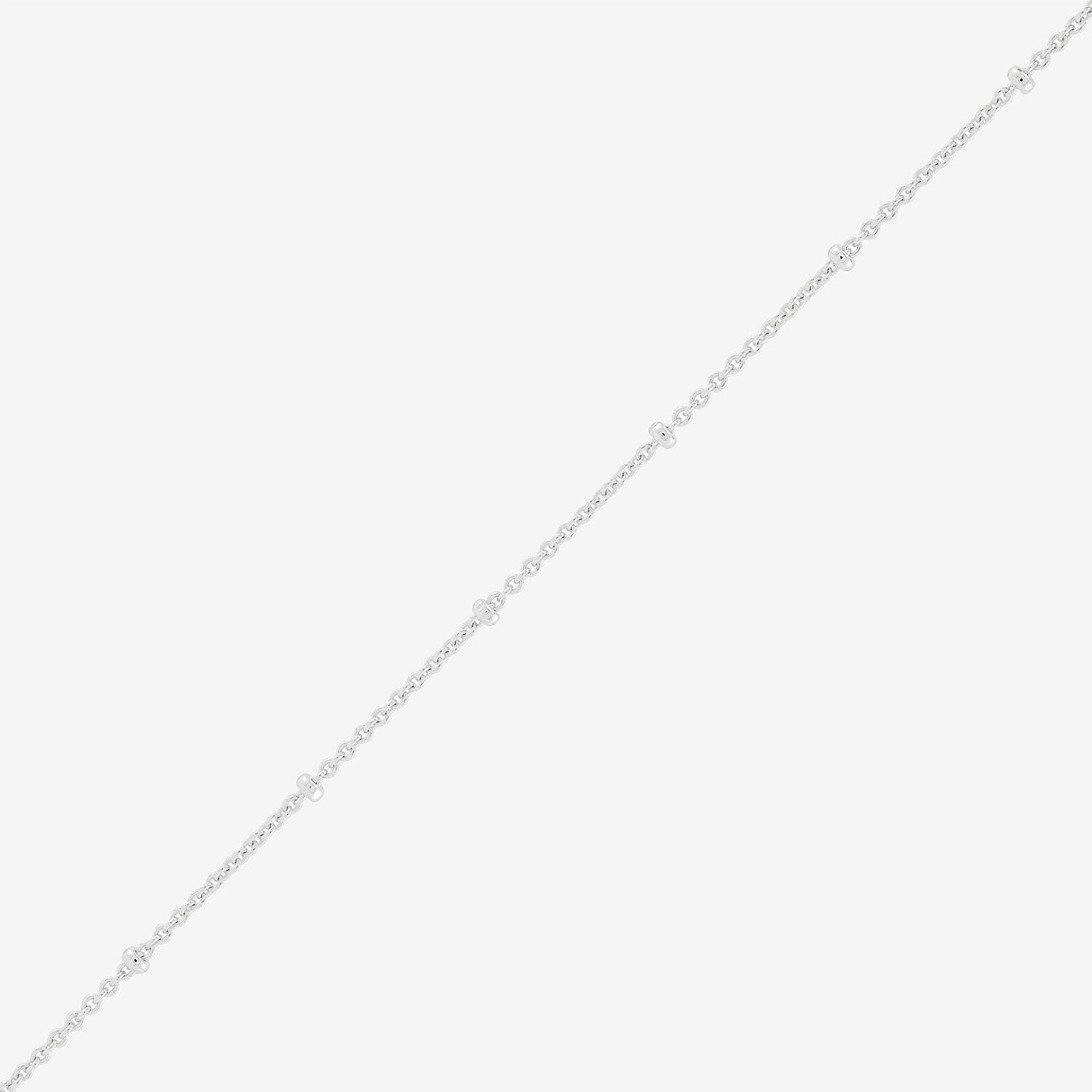 Made in Italy Womens Sterling Silver 22 Inch Rolo Chain Necklace