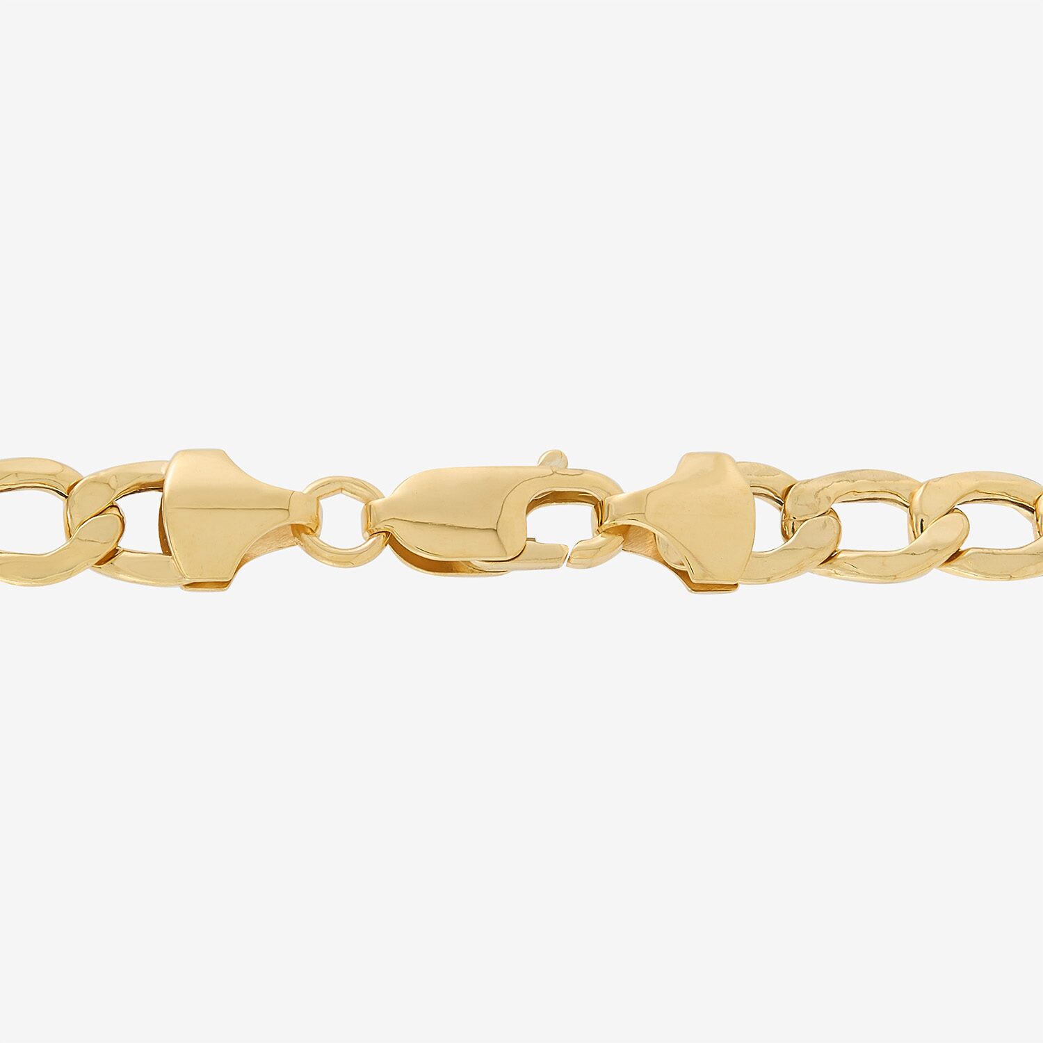 Bonded Brilliance Unisex Adult 14K Gold Bonded With Sterling Silver 22 Inch Cuban Chain Necklace