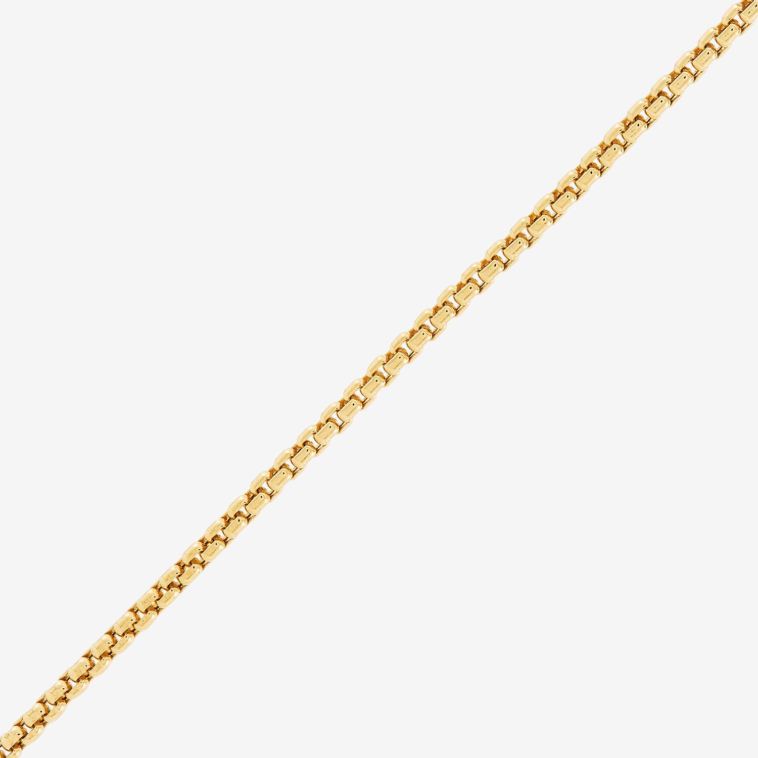 Bonded Brilliance Womens 14K Gold Bonded With Sterling Silver 18 Inch Box Chain Necklace