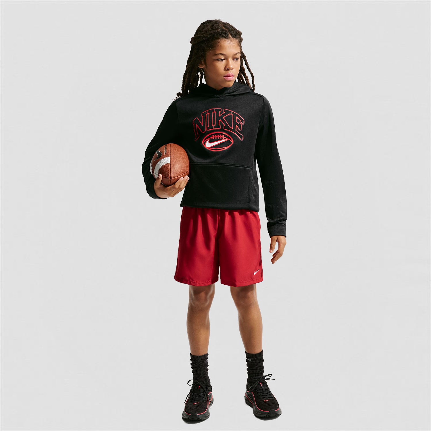 Nike Therma-FIT Big Kid Boys Long Sleeve Fleece Active Hoodie