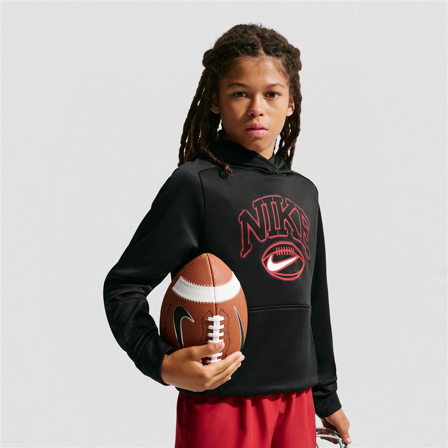 Nike Therma-FIT Big Kid Boys Long Sleeve Fleece Active Hoodie