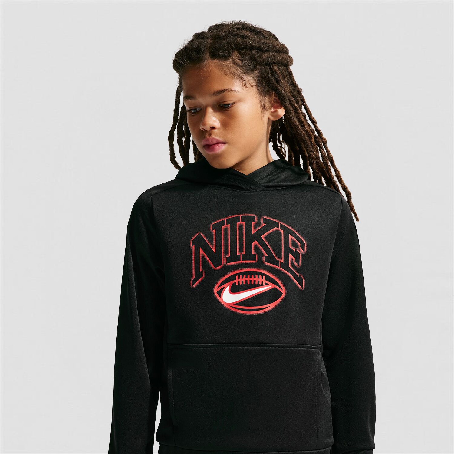 Nike Therma-FIT Big Kid Boys Long Sleeve Fleece Active Hoodie