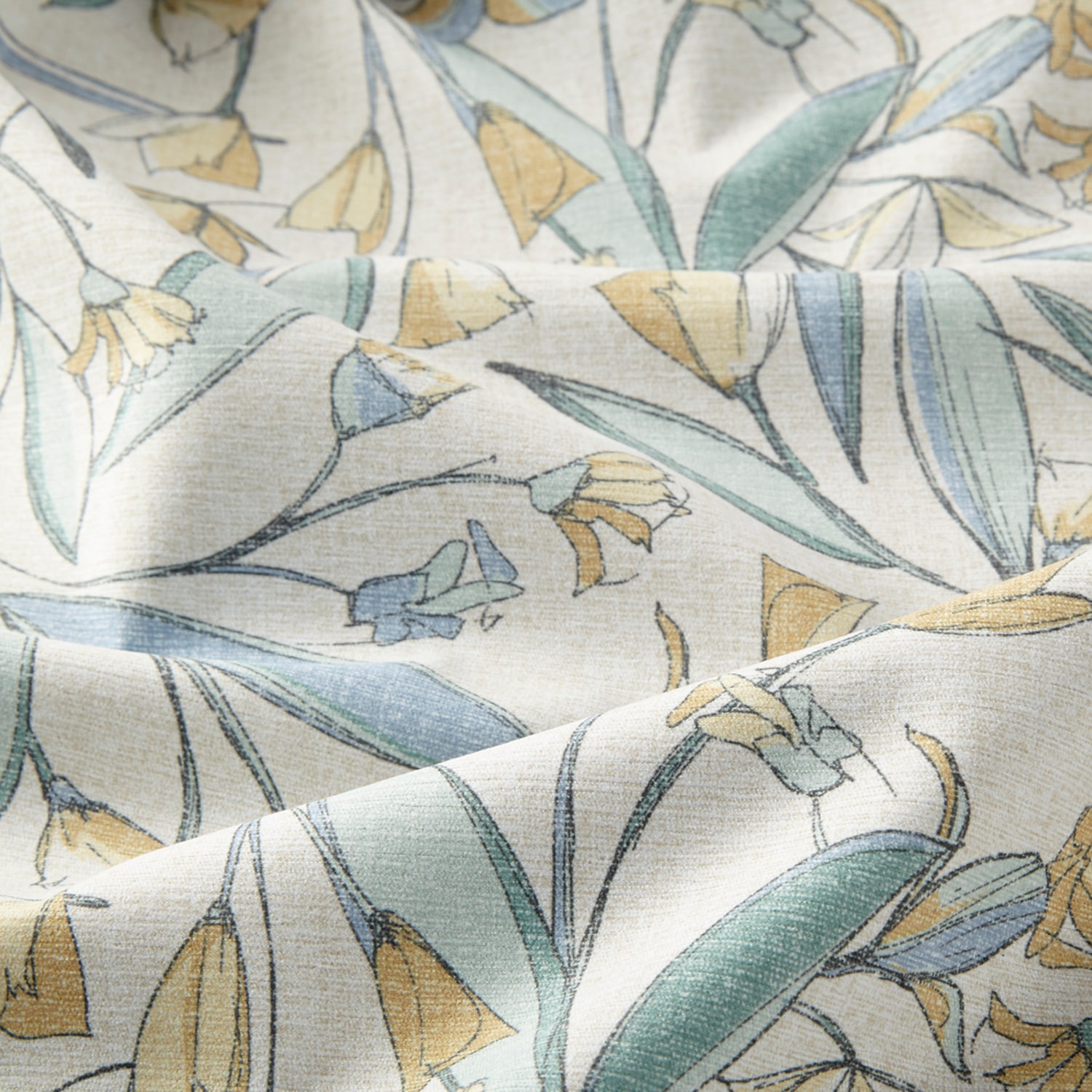 Home Expressions Dalton Floral Grommet Top 100% Blackout Single Curtain Panel