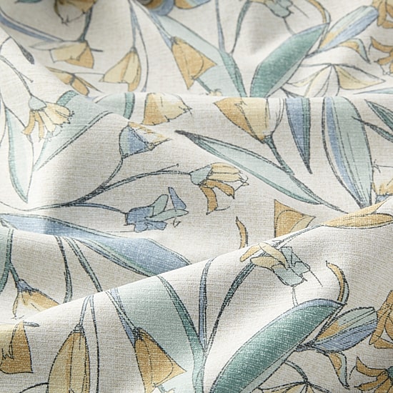 Home Expressions Dalton Floral Grommet Top 100% Blackout Single Curtain Panel