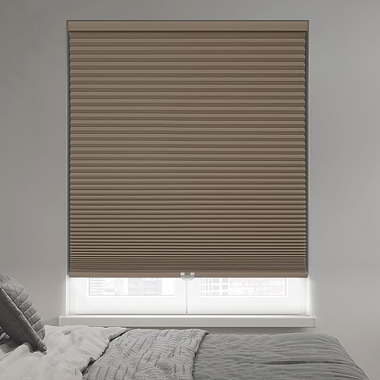Eco Estates Ez Stick No Tool 1.5" Cut-To-Width Cordless 100% Blackout Cellular Shade