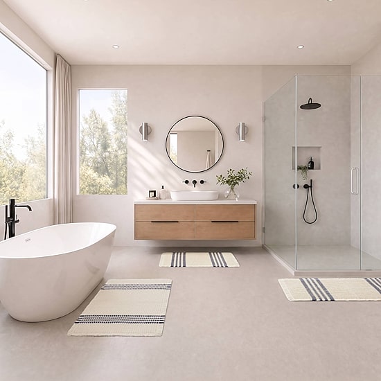 Madison Park Millstreet Waffle Weave Bath Rug