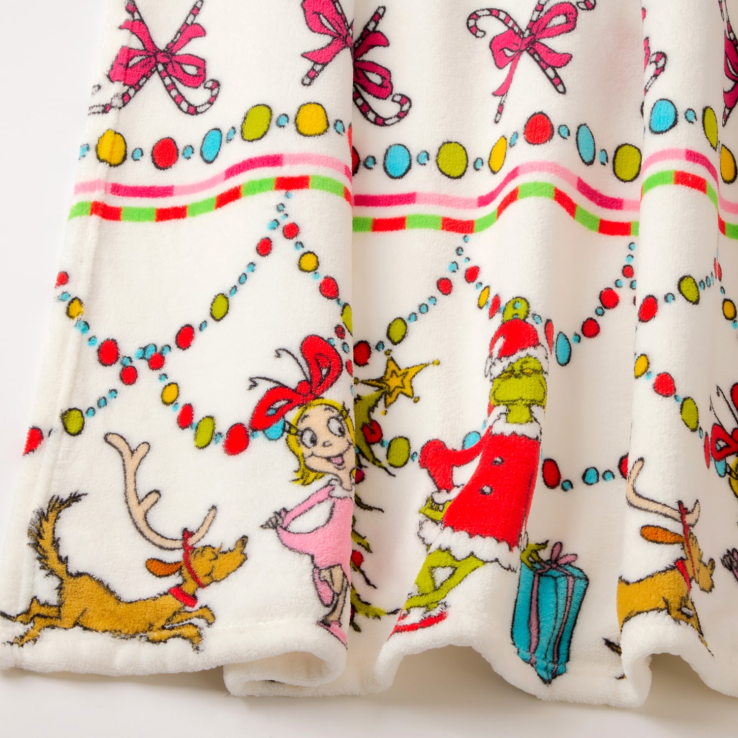 Fairisle Grinch Washable Lightweight Throw