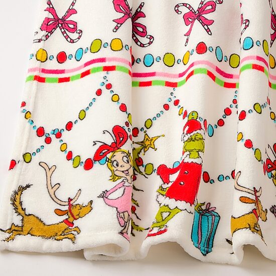 Fairisle Grinch Washable Lightweight Throw