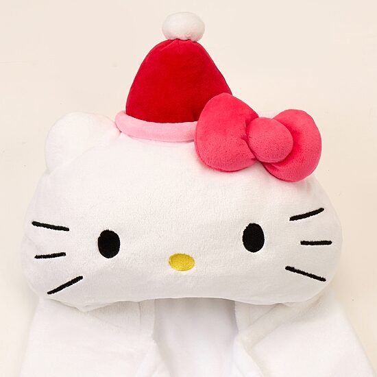 Hello Santa Hello Kitty Lightweight Wearable Blanket