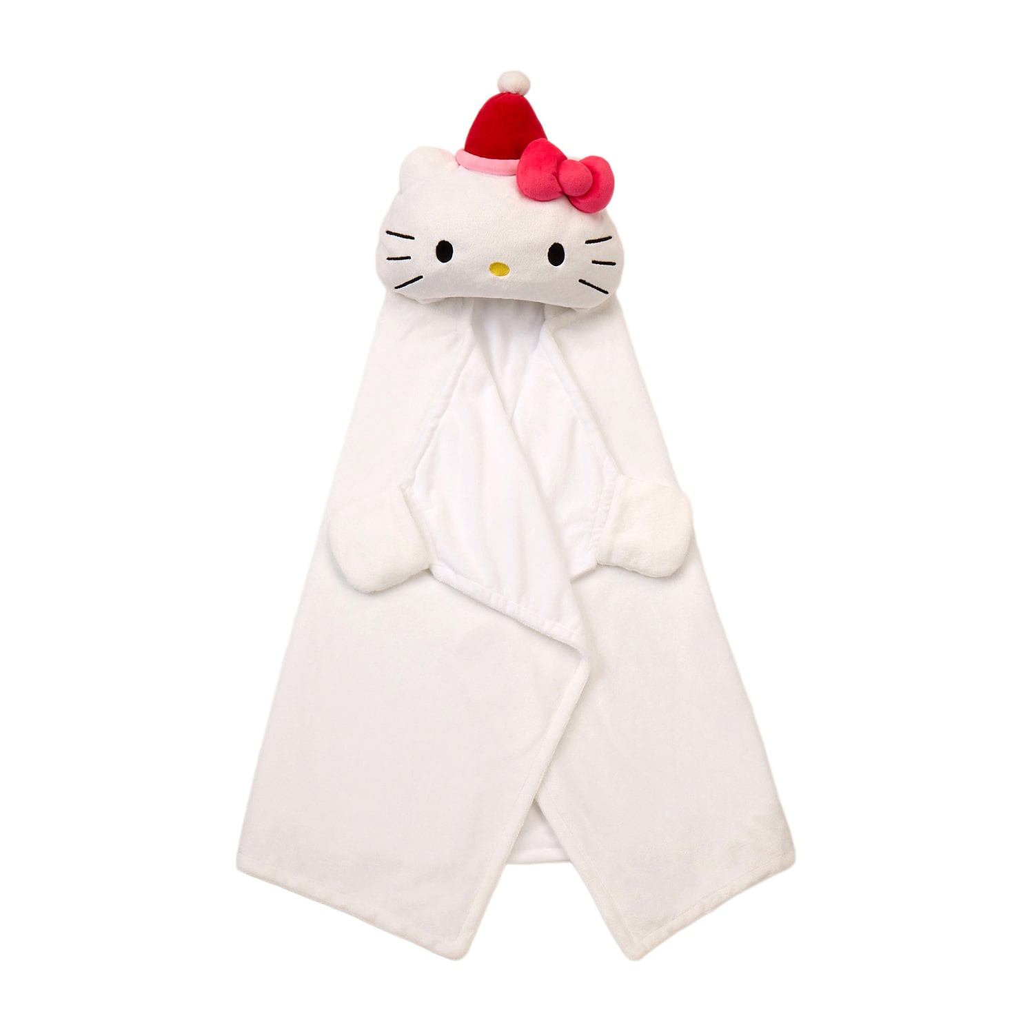 Hello Santa Hello Kitty Lightweight Wearable Blanket