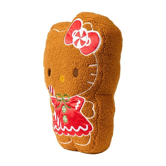 Gingerbread Hello Kitty Throw Pillow